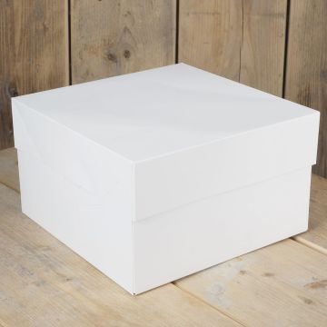 Boîte à Gâteau - Blanc - 35x35x15cm