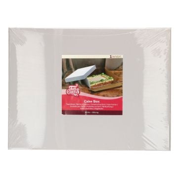 Schachtel à Gâteau - Weiss - 50x40x15cm
