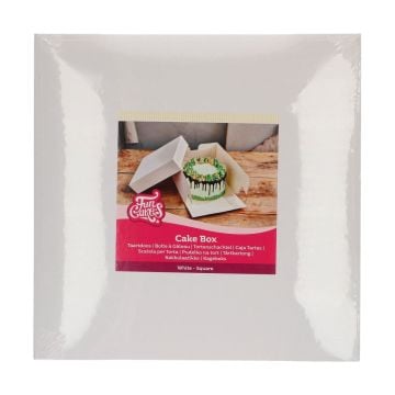Schachtel à gâteau Weiss 25x25x20 cm