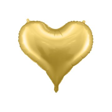 Alu-Ballon - Goldenes Herz - 75cm