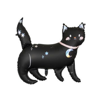 Alu-Ballon - Katze schwarz