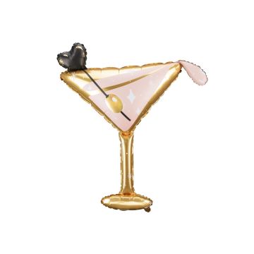 Alu-Ballon - Martini-Glas