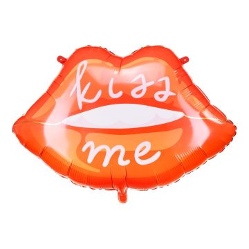 Alu-Ballon - Kiss Me Lippe (86cm)