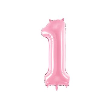 Balloon Chiffre Alu 86cm Pink - 1