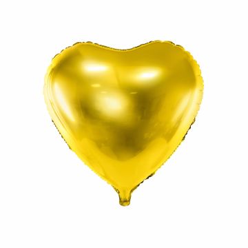 Herzballon Gold 61cm