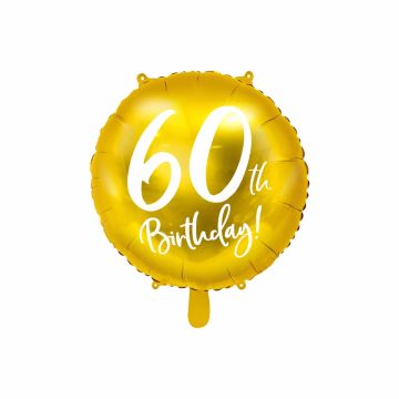 Ball 60 Years Gold - 45cm