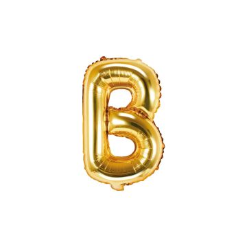 Balloon Letter Alu 35cm Gold - B