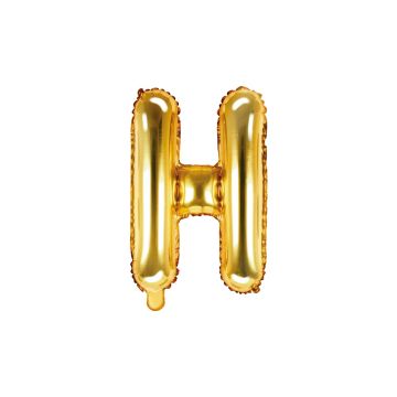 Balloon Letter Alu 35cm Gold - H