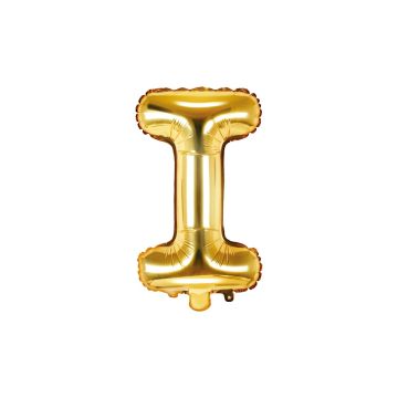 Balloon Letter Alu 35cm Gold - I