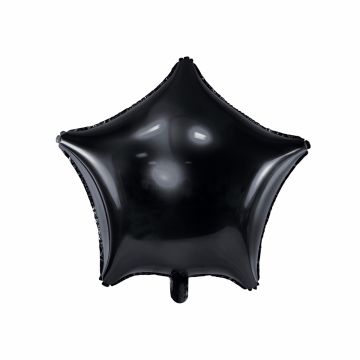 Sternballon Schwarz 48cm