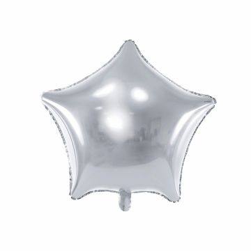 Silberstern-Ballon 48cm