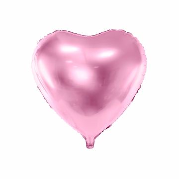 Ballon Coeur Rose clair 45cm
