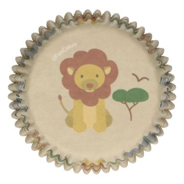 Caissettes à cupcakes - Safari (48pcs)