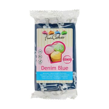 Pâte à sucre FunCakes - Denim Blue - 250gr