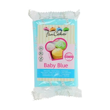 Pâte à sucre FunCakes - Baby Blue - 250gr