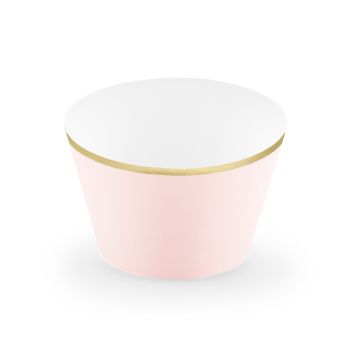 Cupcake-/Muffinbehälter - Rosa (6St.)