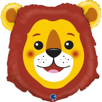 Aluminium balloon - Lion head (74cm)