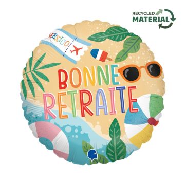 Ballon alu - Bonne retraite