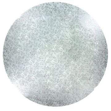 Plateau rond argent 17cm