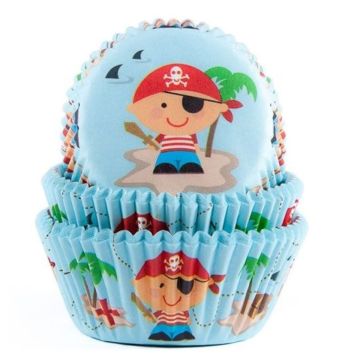 Caissettes à Cupcakes - Pirates (50 pcs)