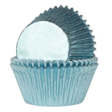 Caissettes à cupcakes - Bleu (24pcs)