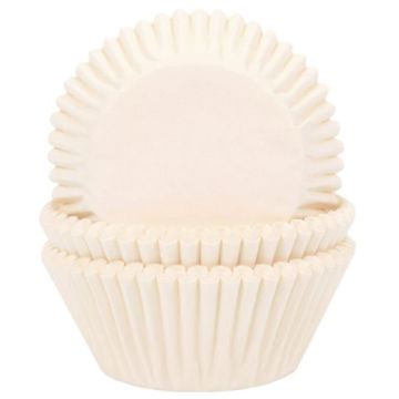 Cupcake-Förmchen - Elfenbein (50 Stk.)