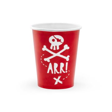 Pirate cups (6pcs)