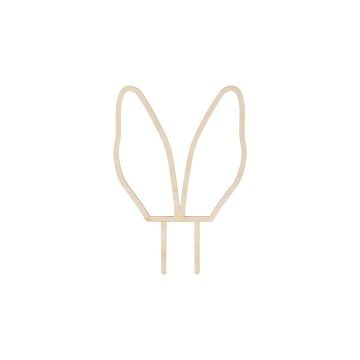 Décoration oreilles de lapin en bois, 20 cm