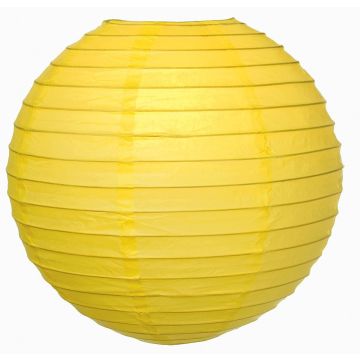 Paper lantern - 20 cm - Yellow