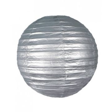 Paper lantern - Silver 10cm