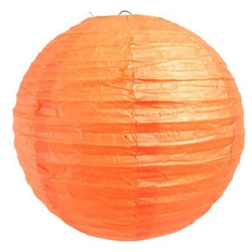 Lanterne en papier - 40 cm - Orange