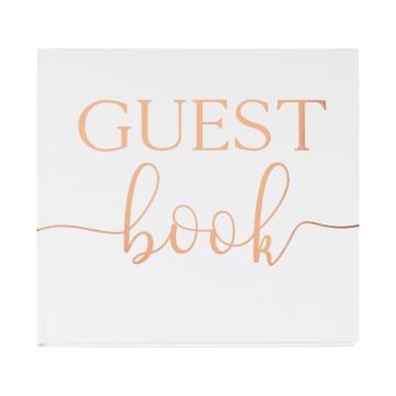 Gästebuch Guestbook - GR Weiß