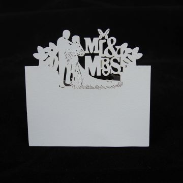 Place card - Mr & Mrs