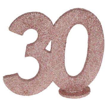 Chiffre Age Rosegold - 30 Ans