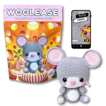 Mywoolease Kit Häkeln Sophie die Maus