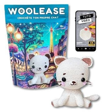 Mywoolease Kit Häkeln Taïga Le Chat