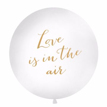 Ballon "Love is in the Air" - Gold (1m)