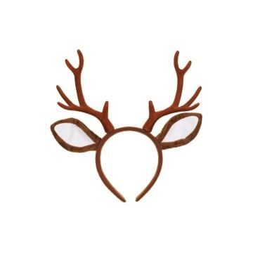 Serre-tête bois von renne mit oreilles, 26x28,5cm, mix