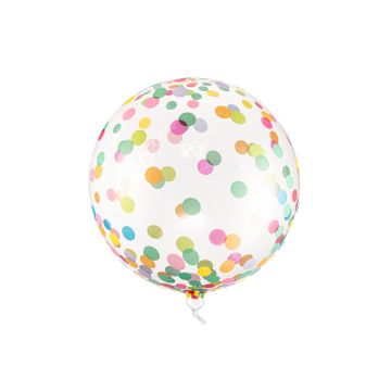 Ballon Sphère - Pois Multicouleur 40cm