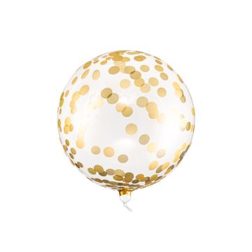 Sphärenballon - Erbse Gold 40cm