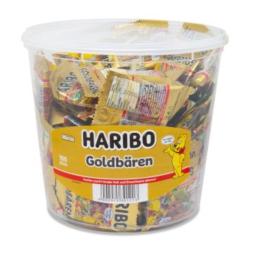 Haribo Ourson d'Or - 100 sachets de 8gr