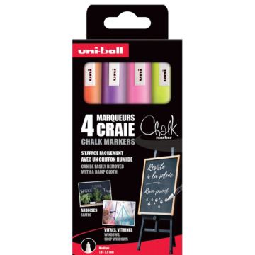 Chalk Marker Assorted Colored (4pcs)