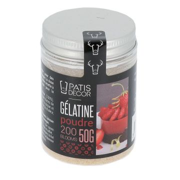 Gélatine en poudre - 200 Blooms (50g)
