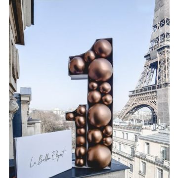 Structure Chiffre 50cm - Le Ballon Elégant 