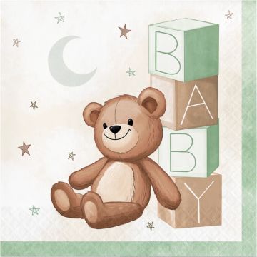 Towels - Teddy Bear (16pcs)