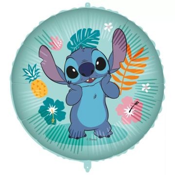 Aluminium-Ballon Lilo & Stitch - Hawaii (46cm)