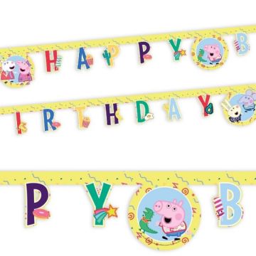 Garland - Happy Birthday Peppa Pig (2m)