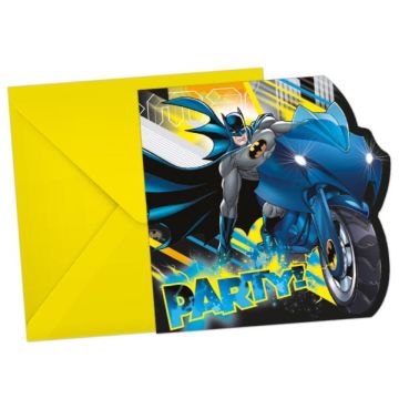 Einladungen - Batman (6pcs)