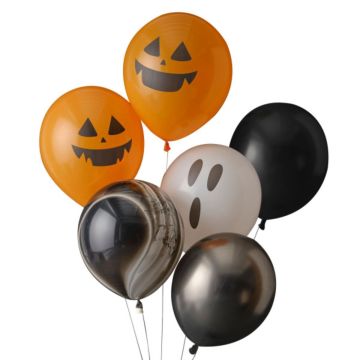 Latex balloons - Halloween (6pcs)