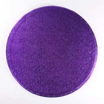 Round Purple Tray 20x20cm (12mm)